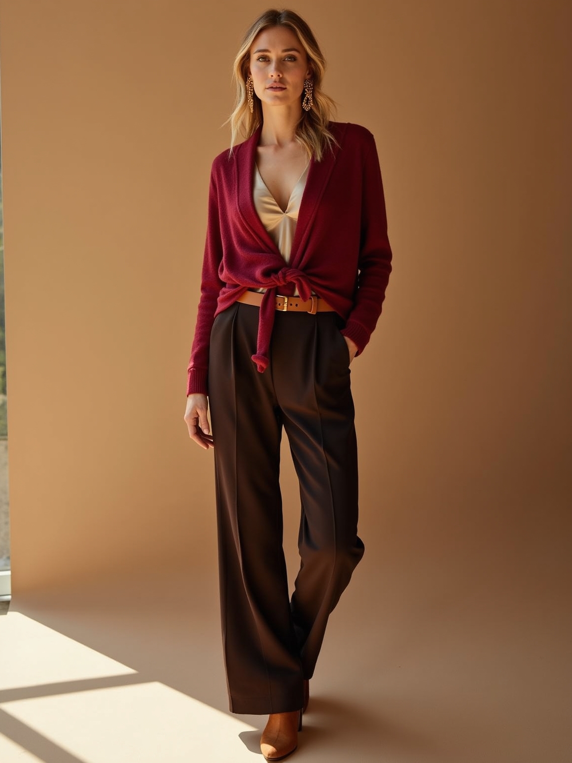 flattering relaxed fit polished silhouettes