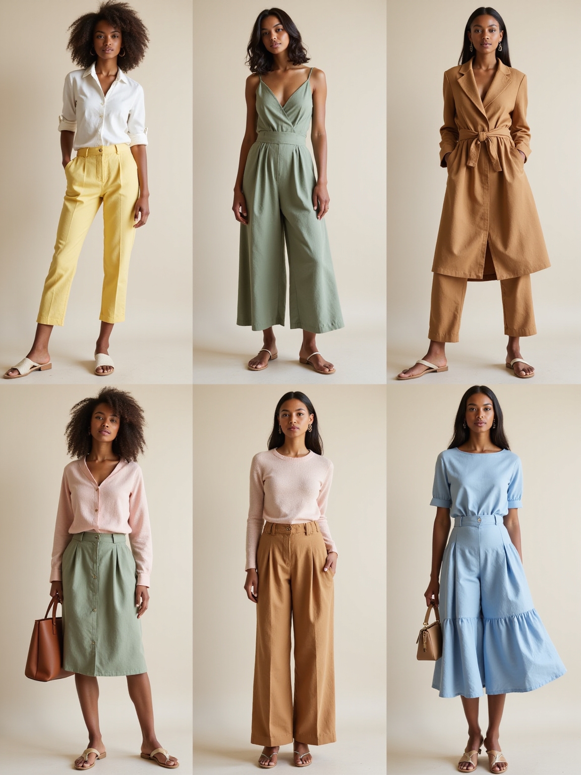 flattering spring wardrobe silhouettes