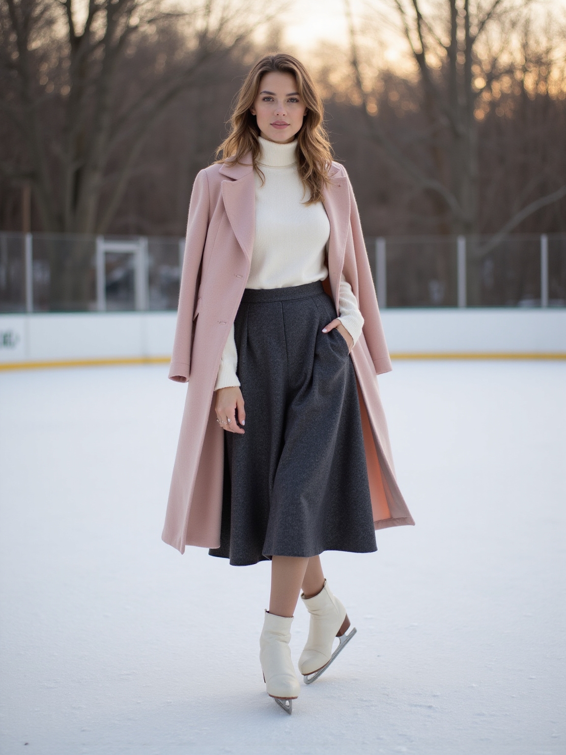 flattering streamlined layered icewear