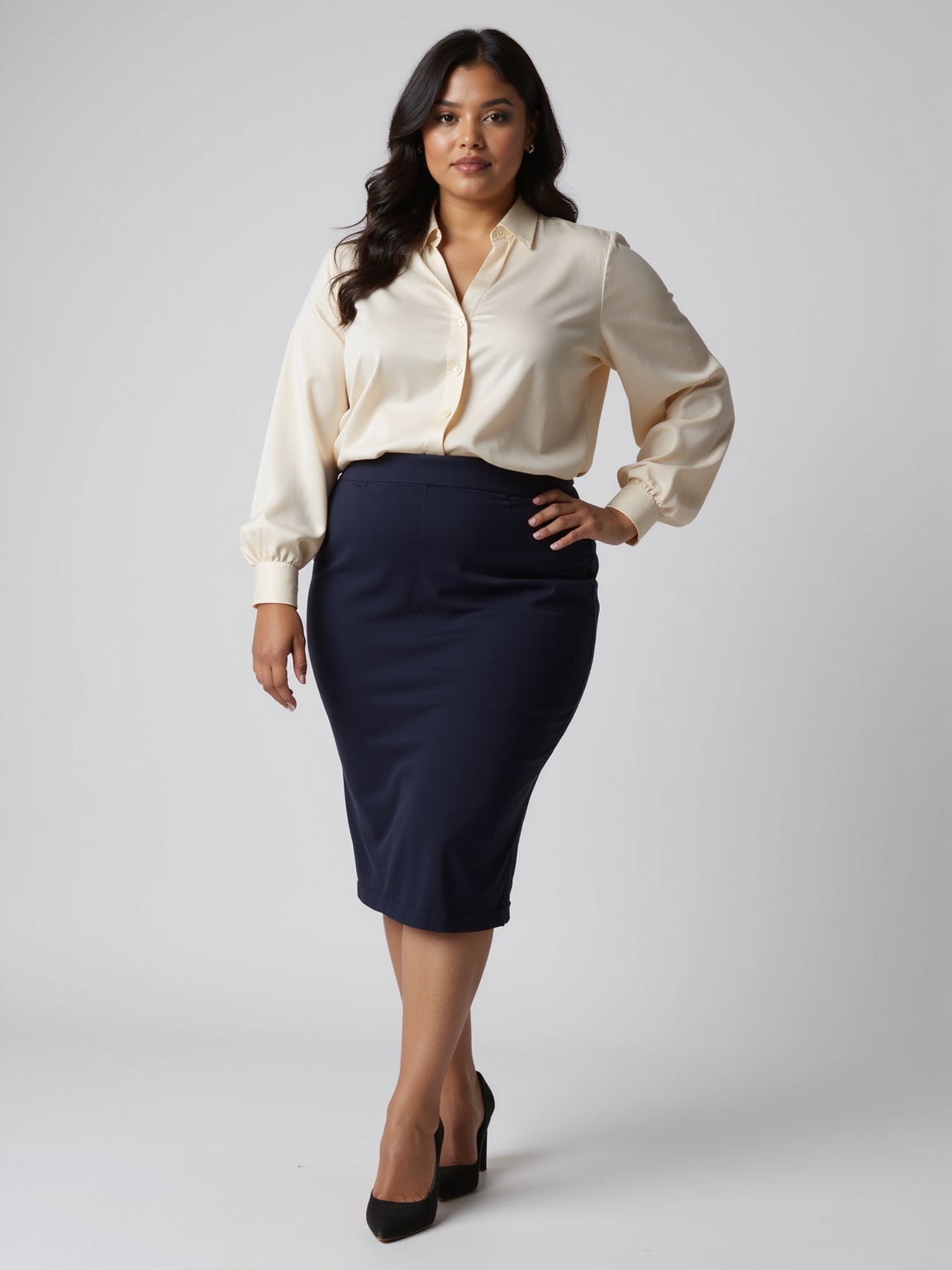 flattering structured pieces for thighs