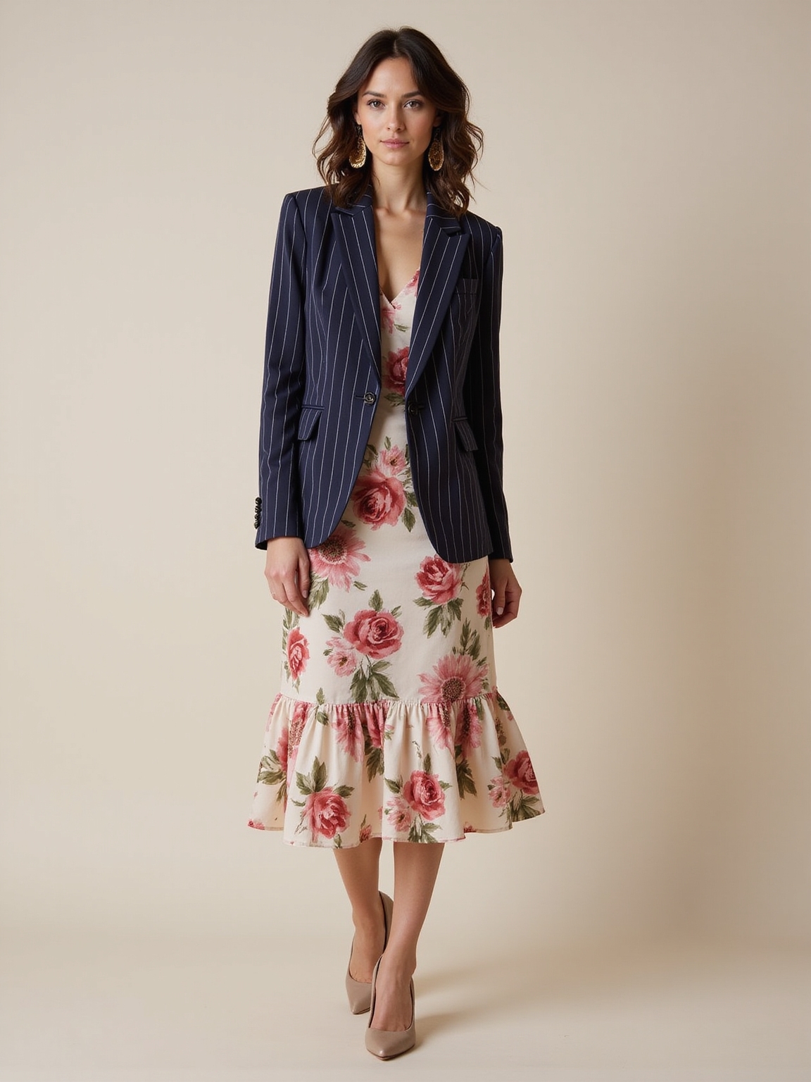 floral blouse meets breton