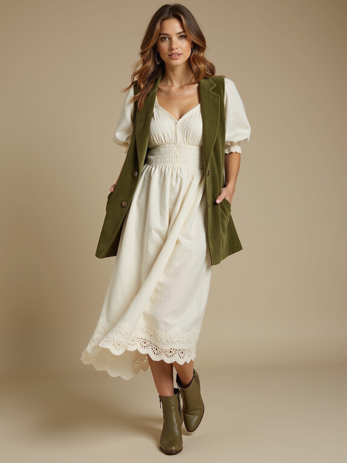 flowing vintage inspired romantic silhouettes