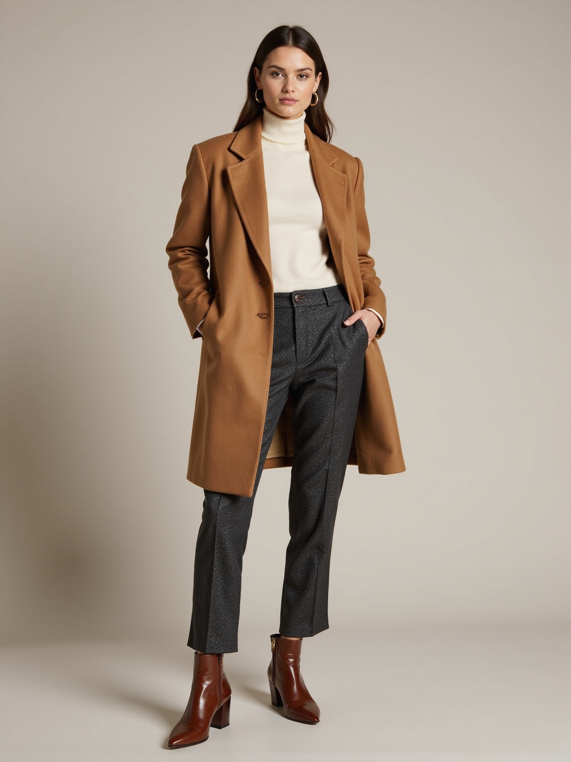 heavier wools polished drape