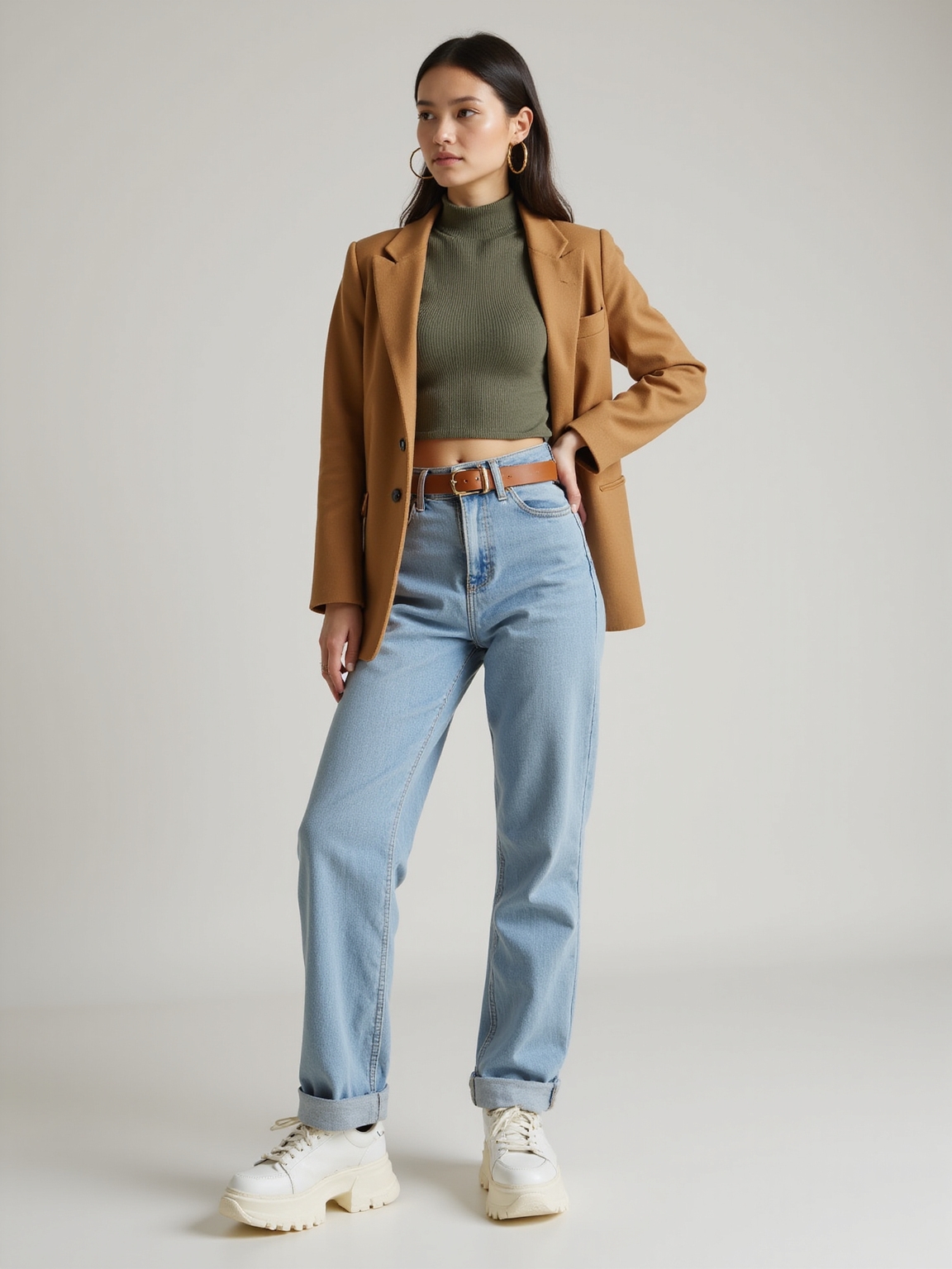 high waist relaxed denim nostalgia