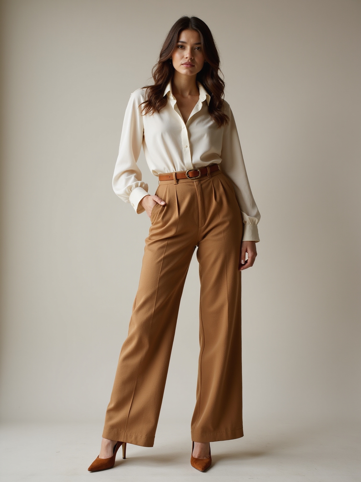 high waist tailored vintage inspired silhouettes