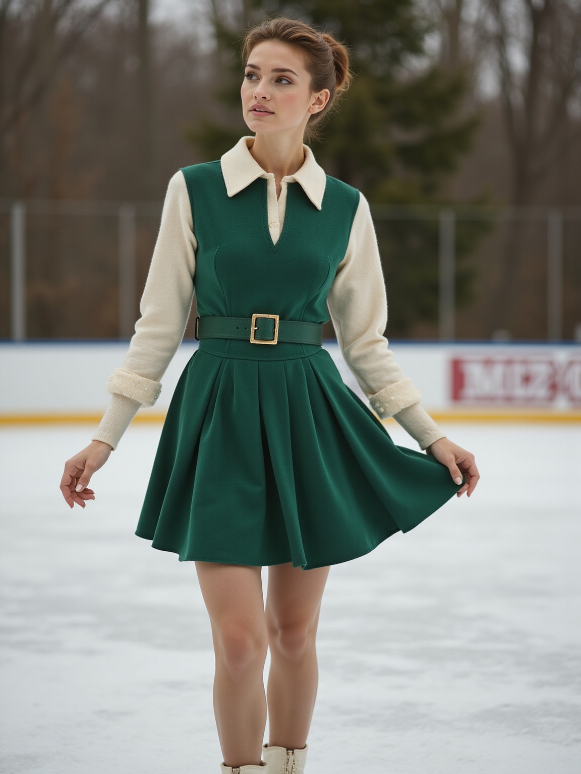 high waist vintage inspired skating silhouettes