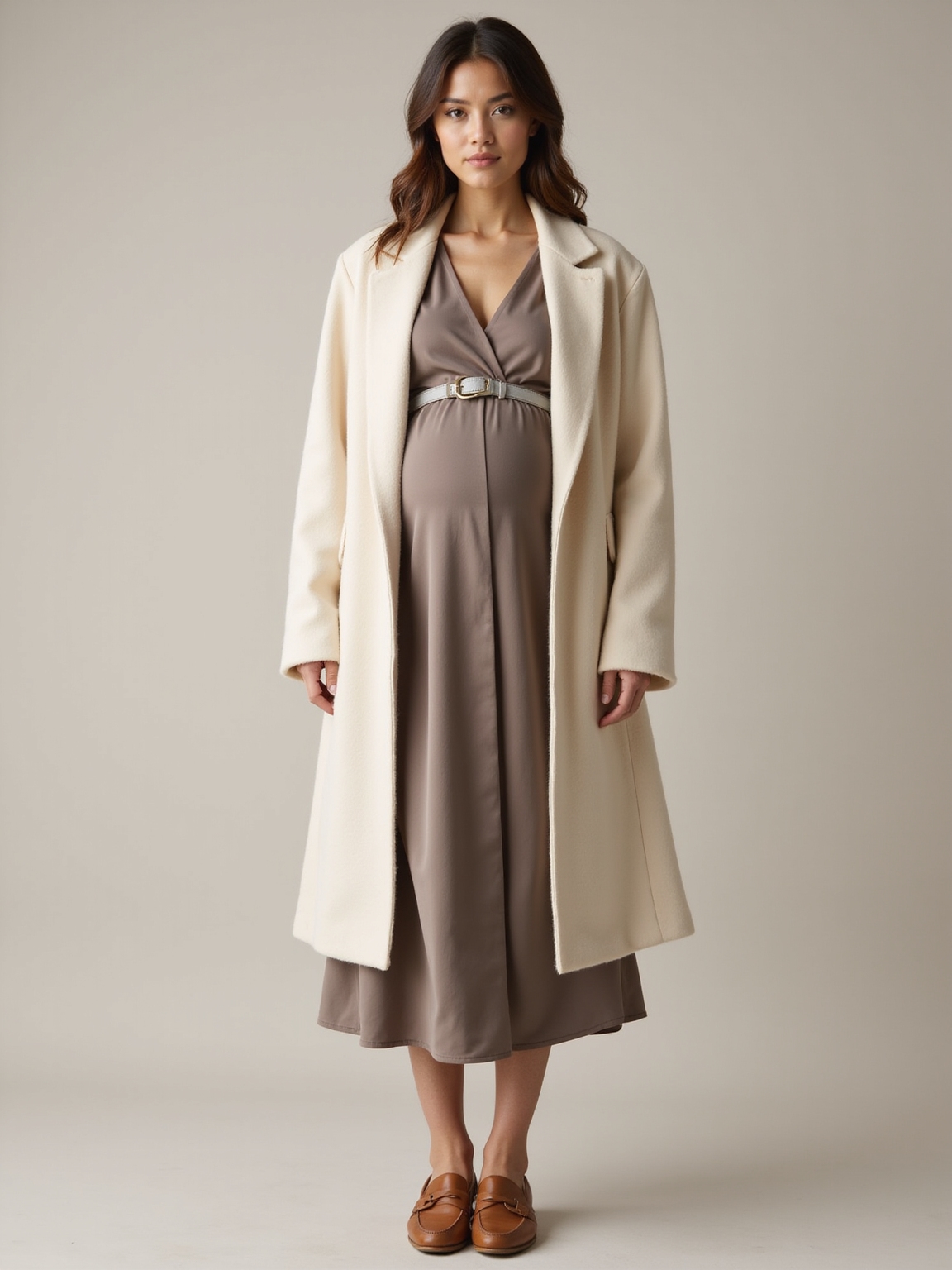 late autumn neutral maternity palette