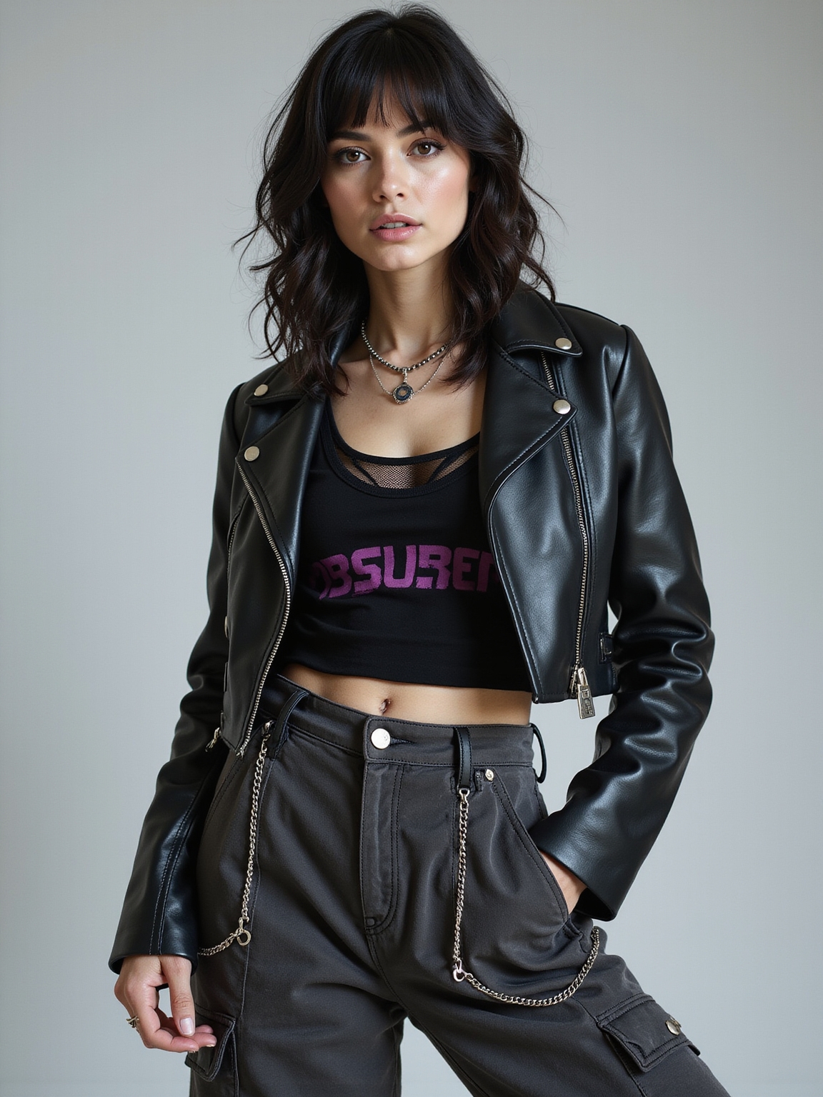 layered band tees ensemble