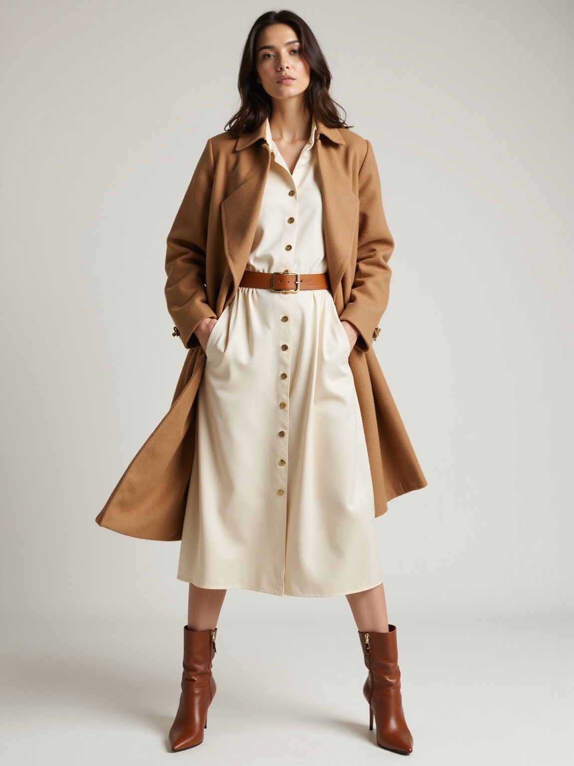 layered minimalist neutral modests