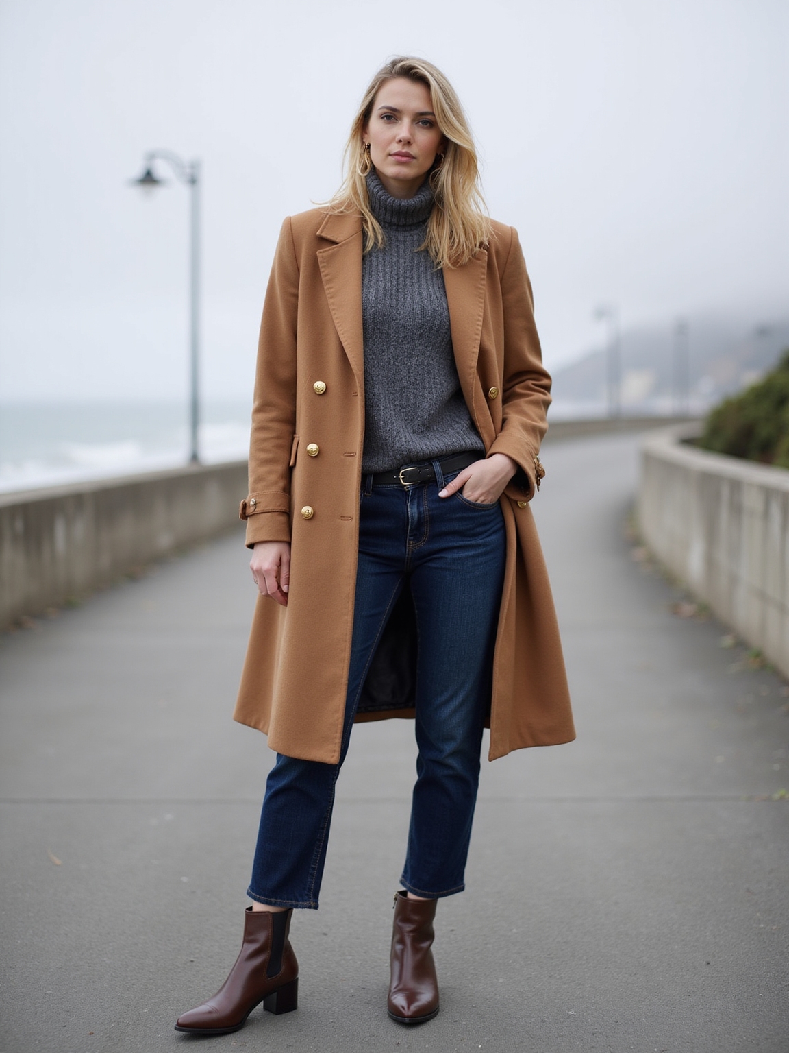 layered neutrals compact jacket