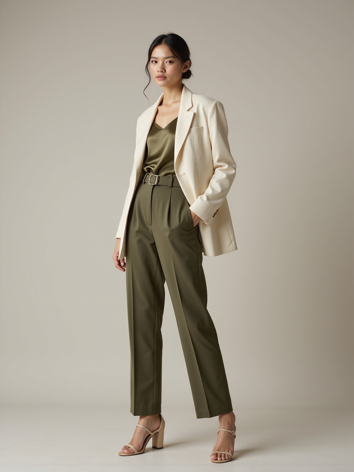 layered neutrals with texture