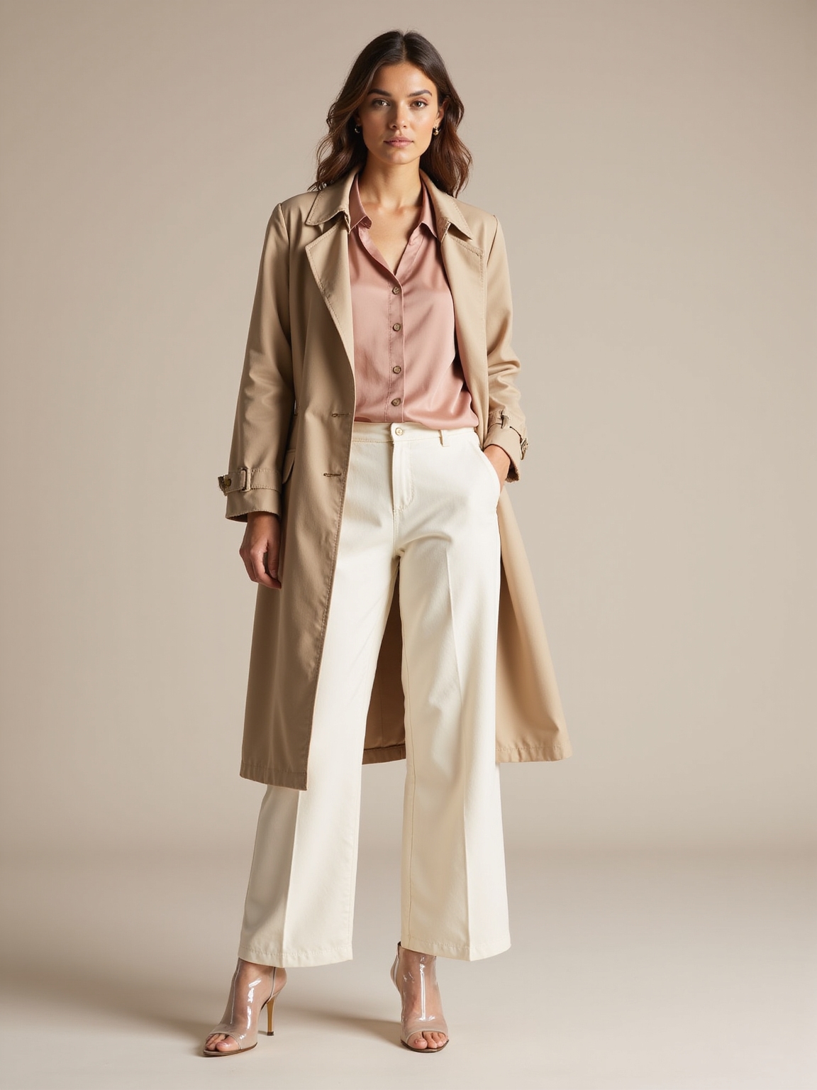 layered polished spring weather dressing