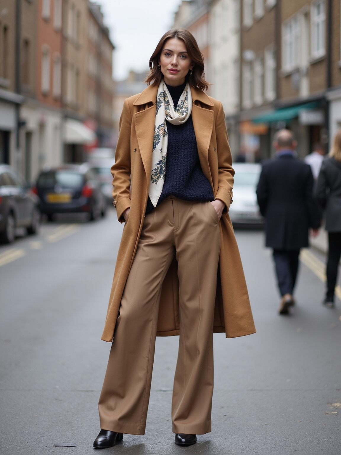 layered practical london dressing