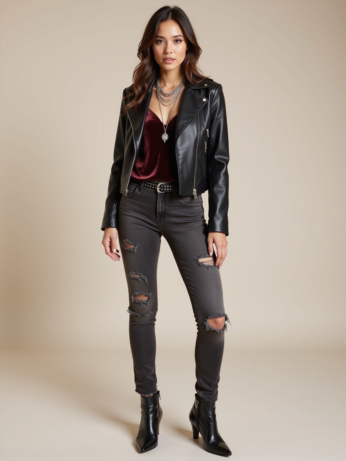 layered worn denim essentials