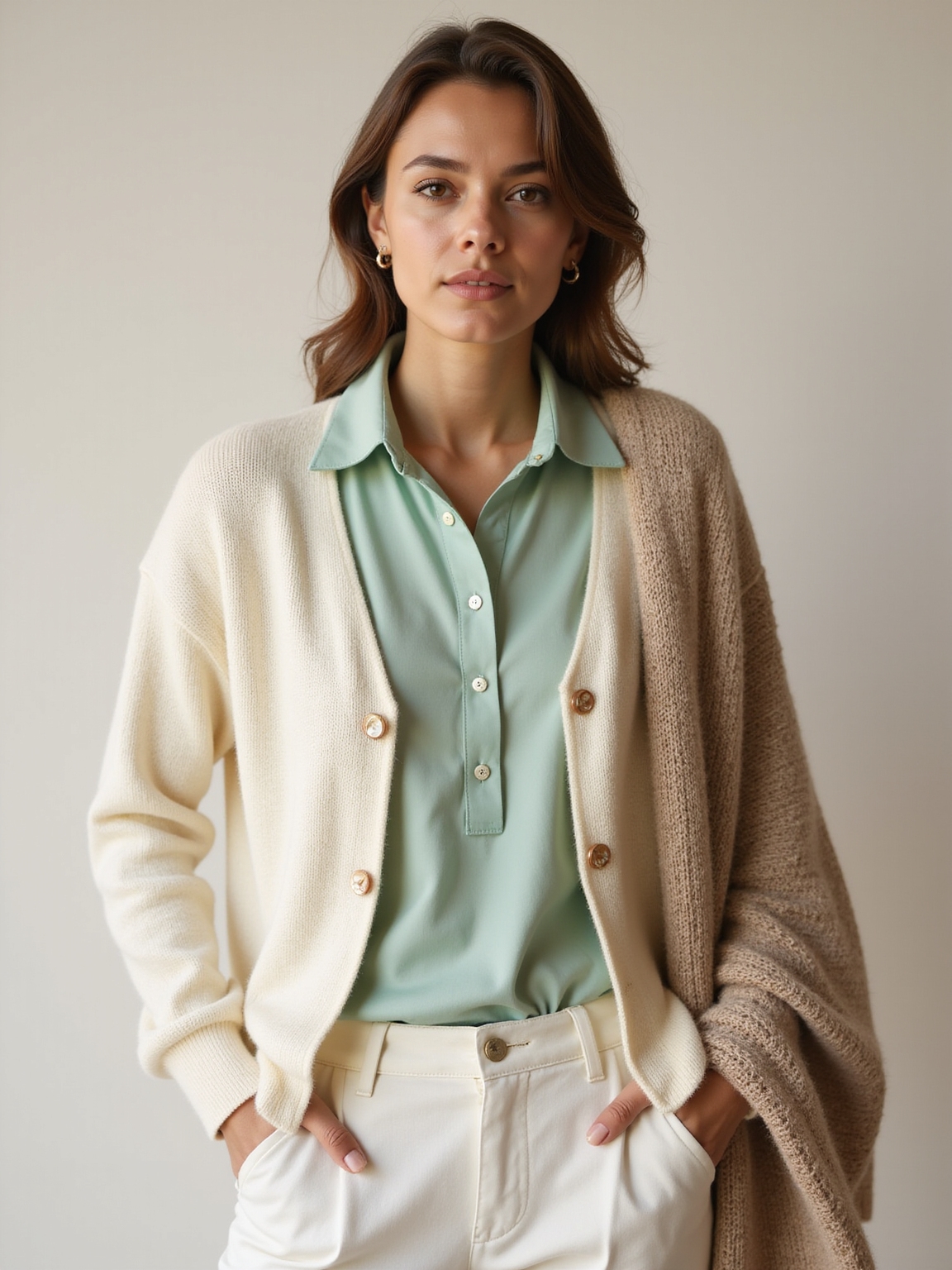 light knit layers polished polos