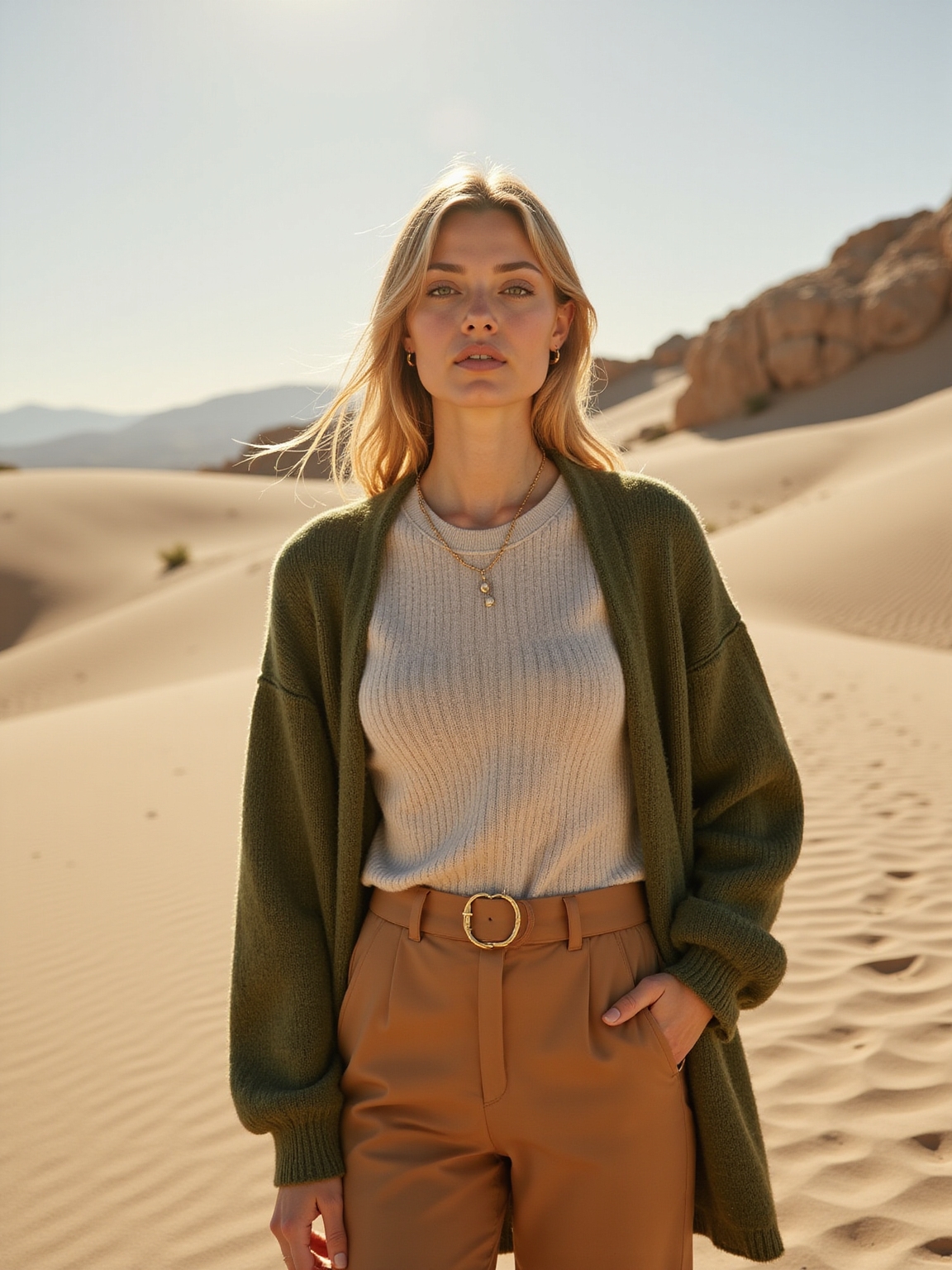 lightweight cashmere layered neutrals