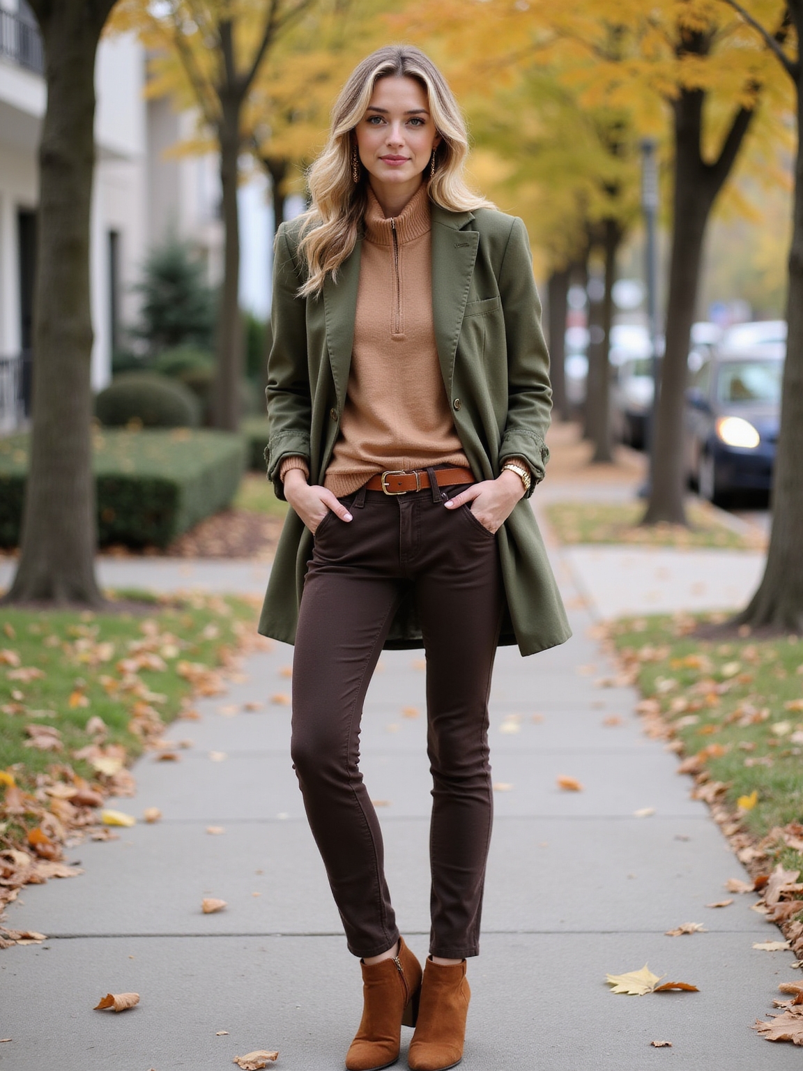 lightweight cozy textured fall layers