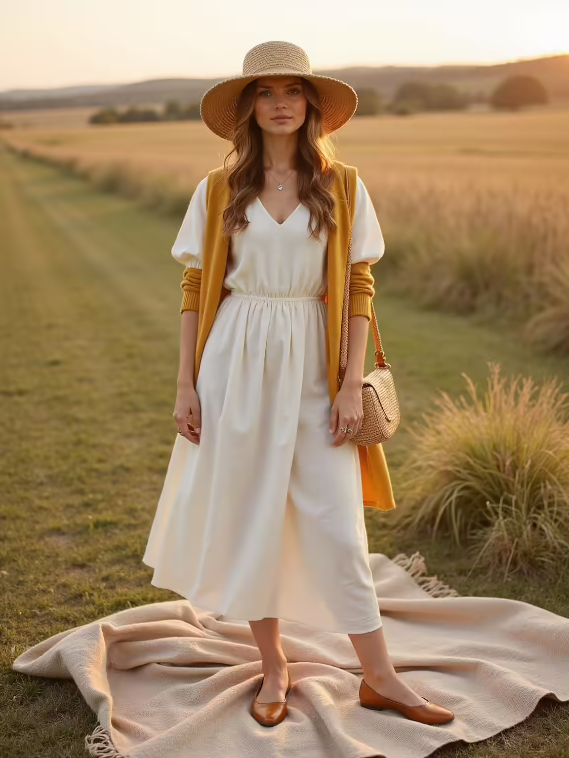 lightweight layered countryside picnic wardrobe