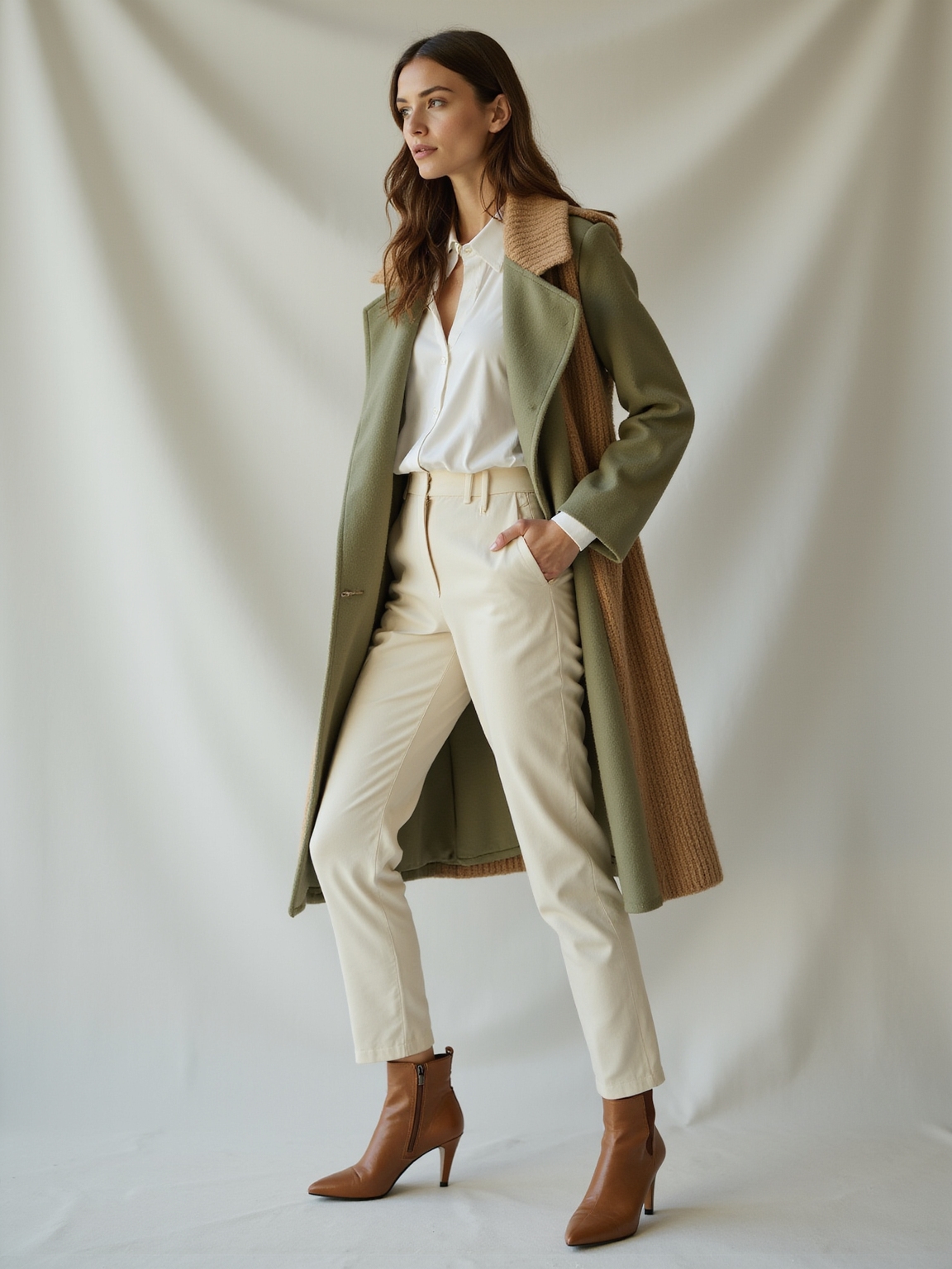 lightweight layered polished casualwear