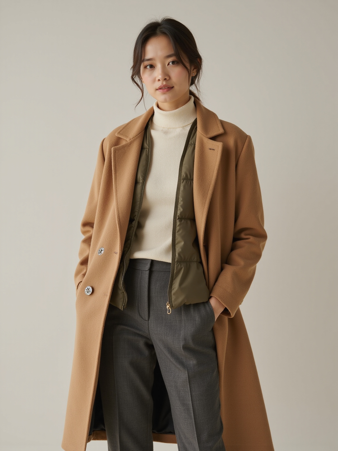 lightweight layered polished silhouette