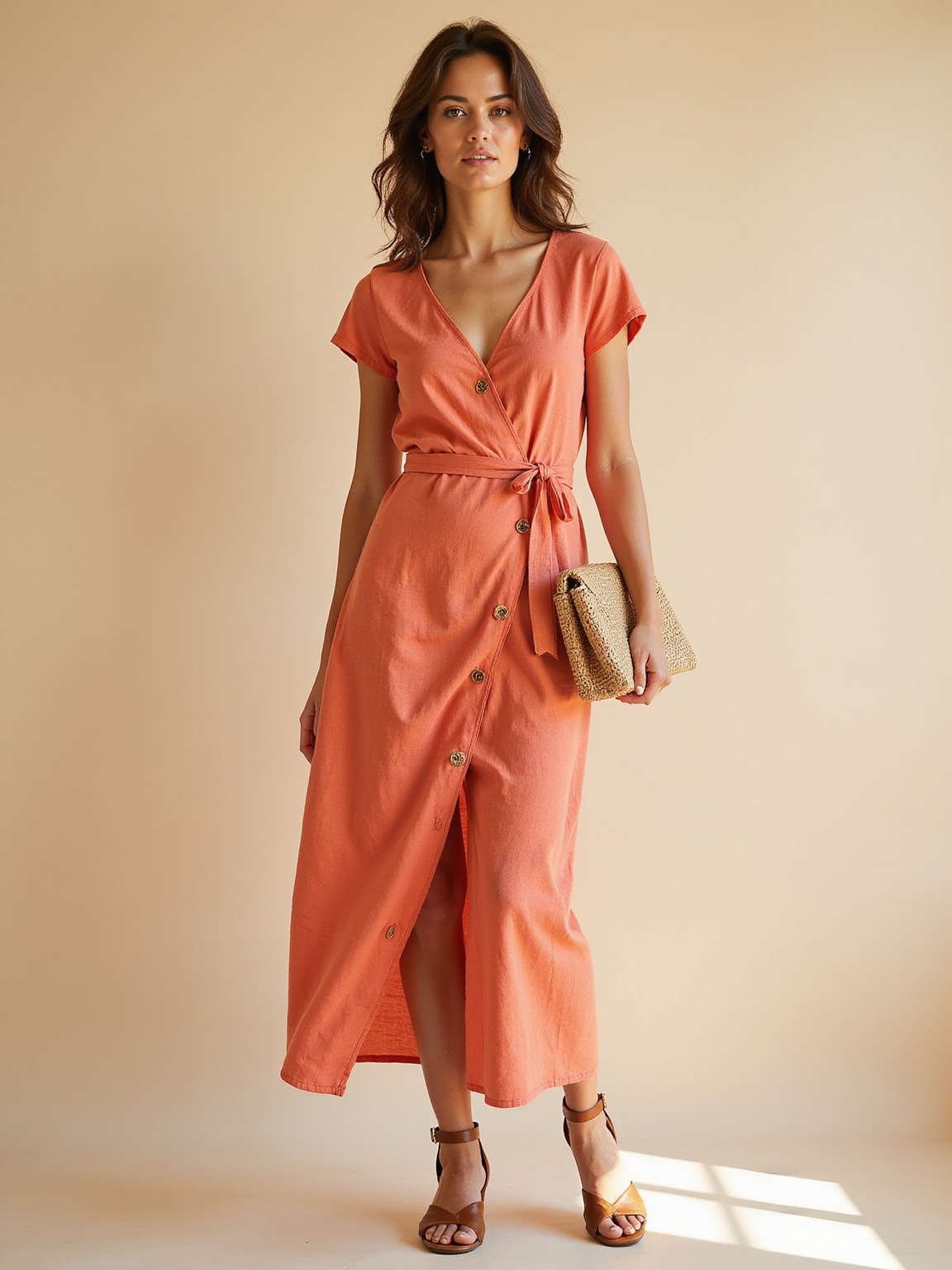 lightweight linen flattering ocean hues