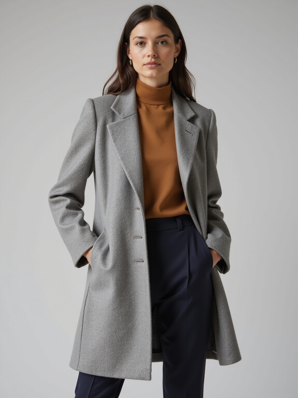 lightweight neutral wool topper