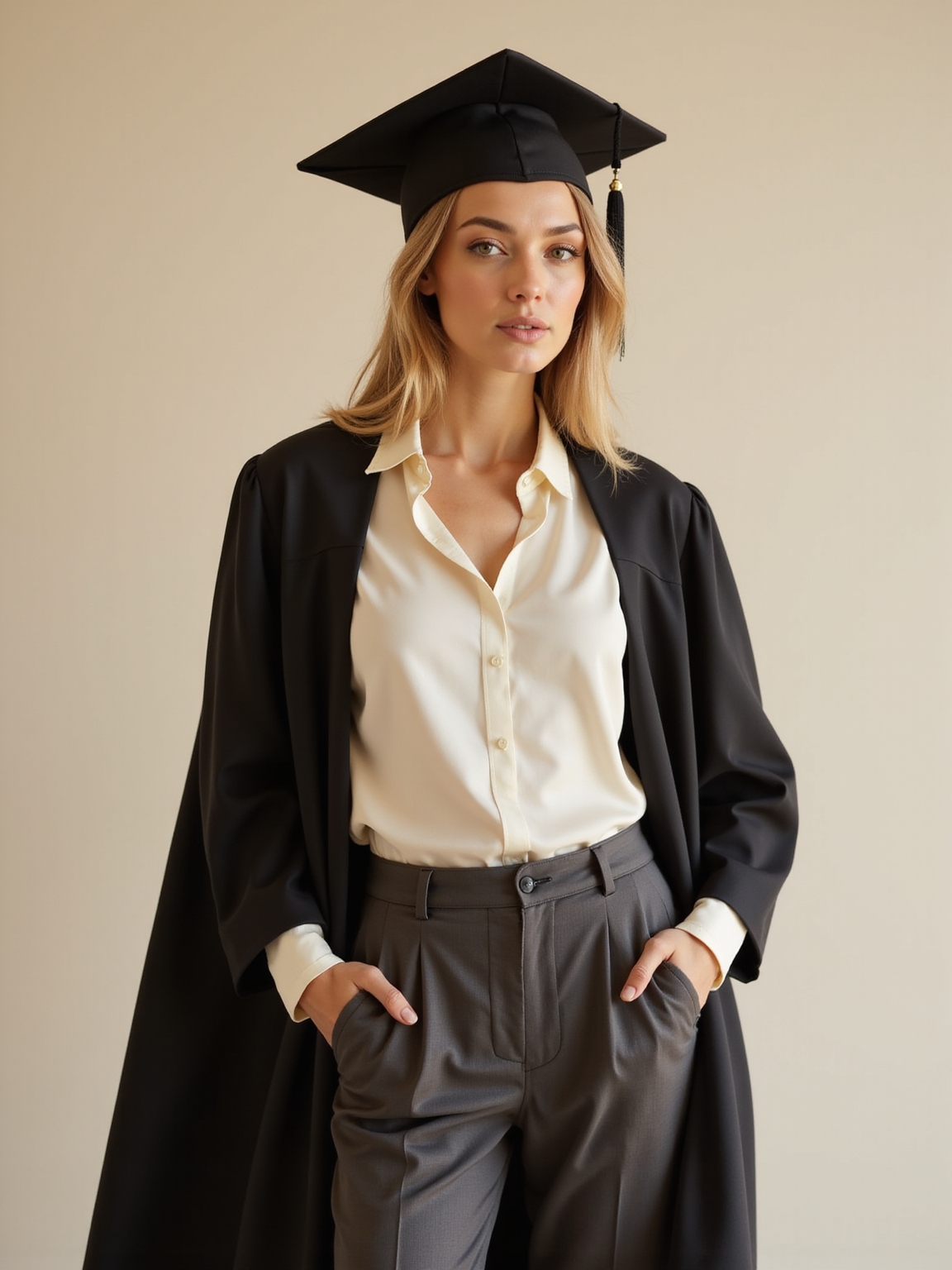 lightweight tailored timeless graduation attire