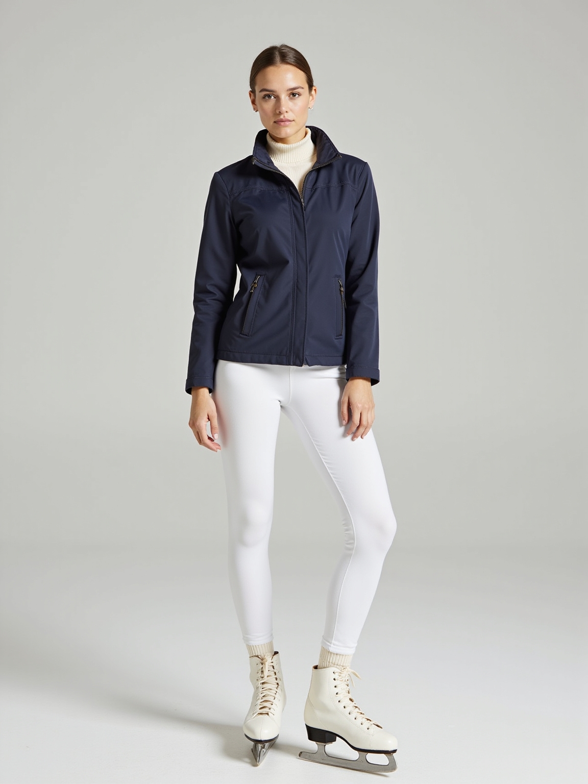 lightweight windproof layered skating jacket