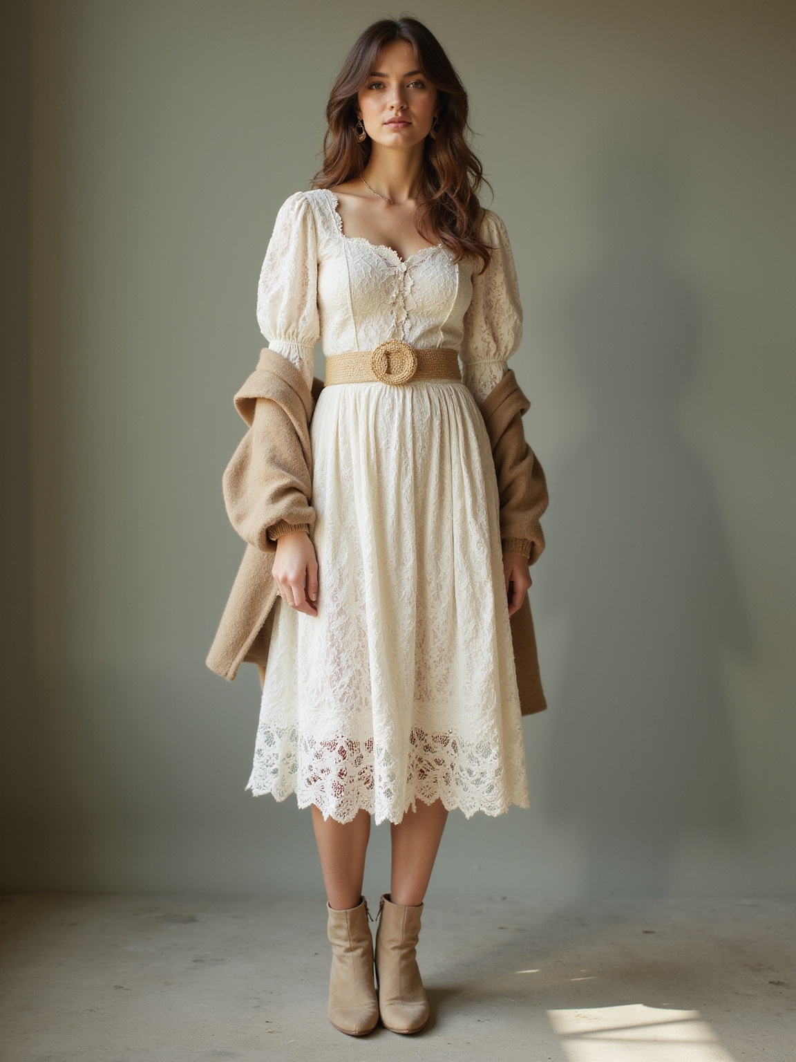 linen dresses puff sleeves baskets