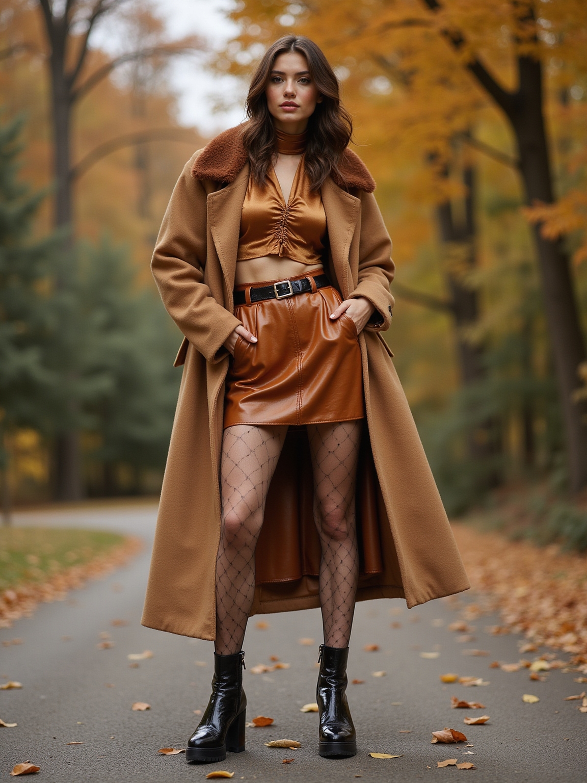 low rise cozy metallic layers