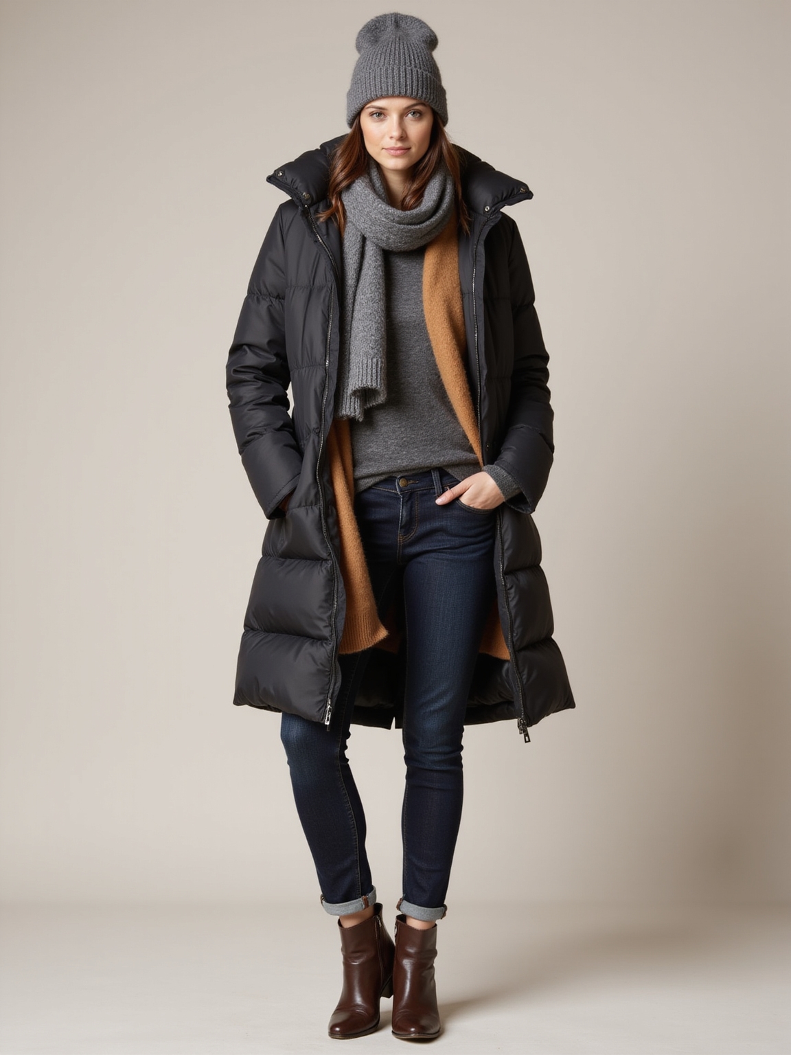 merino base down midlayer