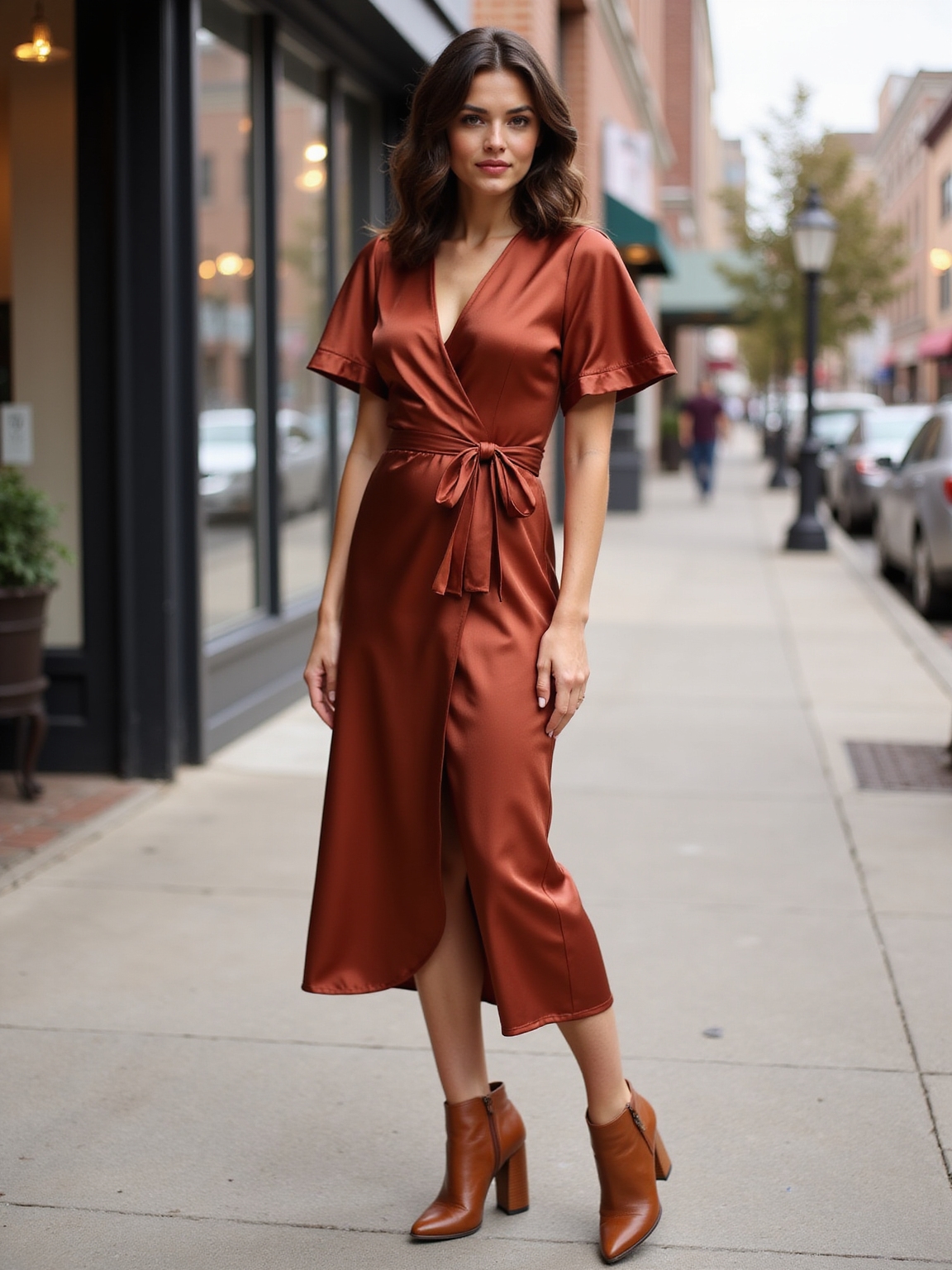 midi dresses with boots