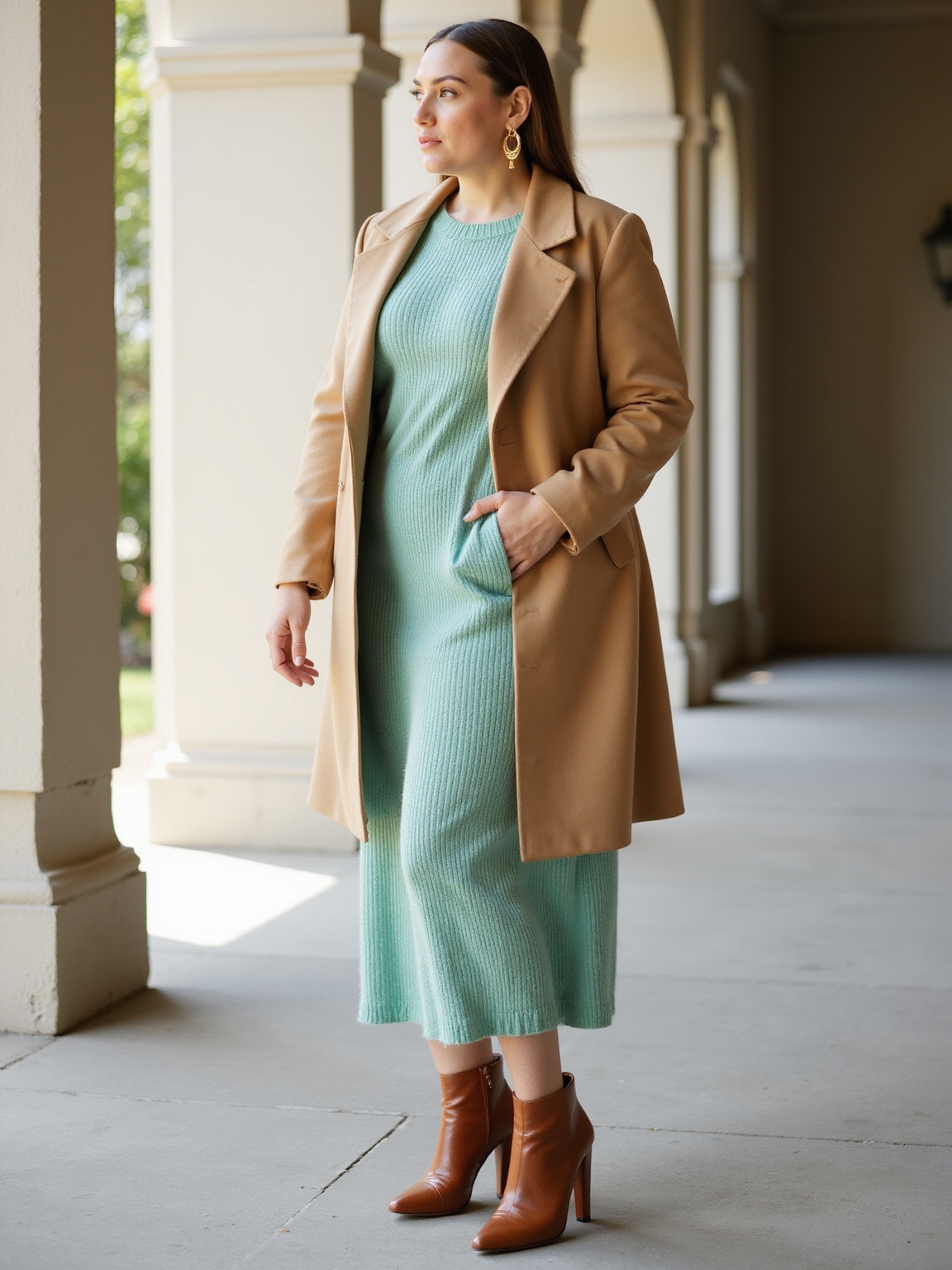 midsize spring outfits trending