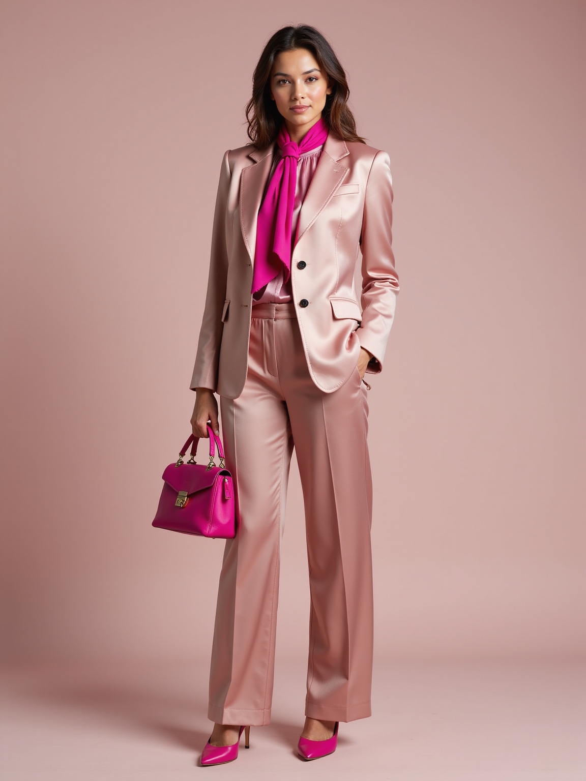 mixing pinks with intention