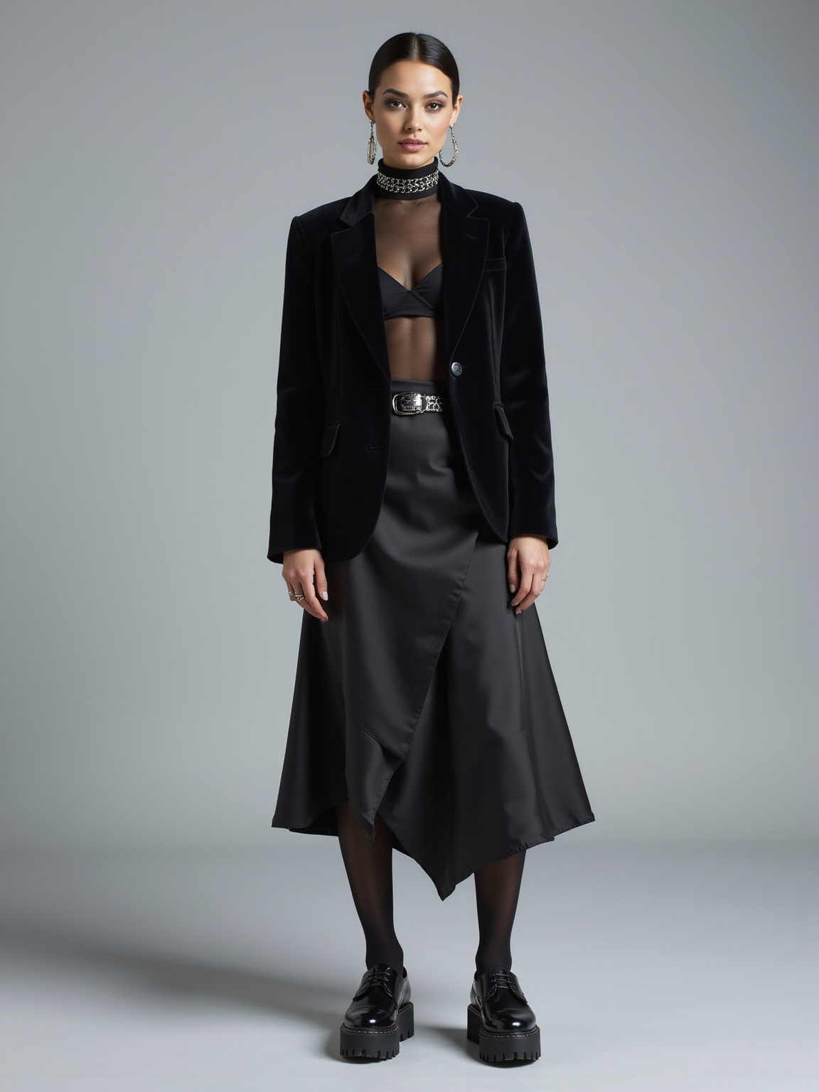 modern minimalist casual goth