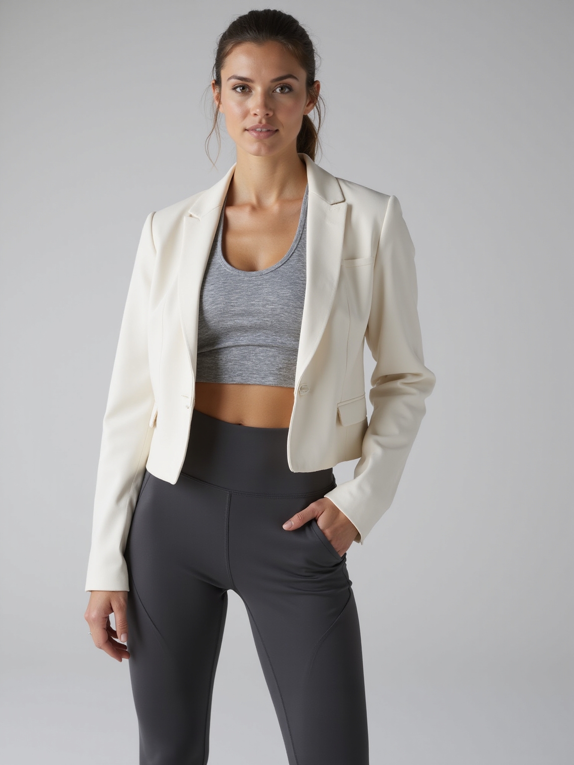 moisture wicking matte structured silhouettes