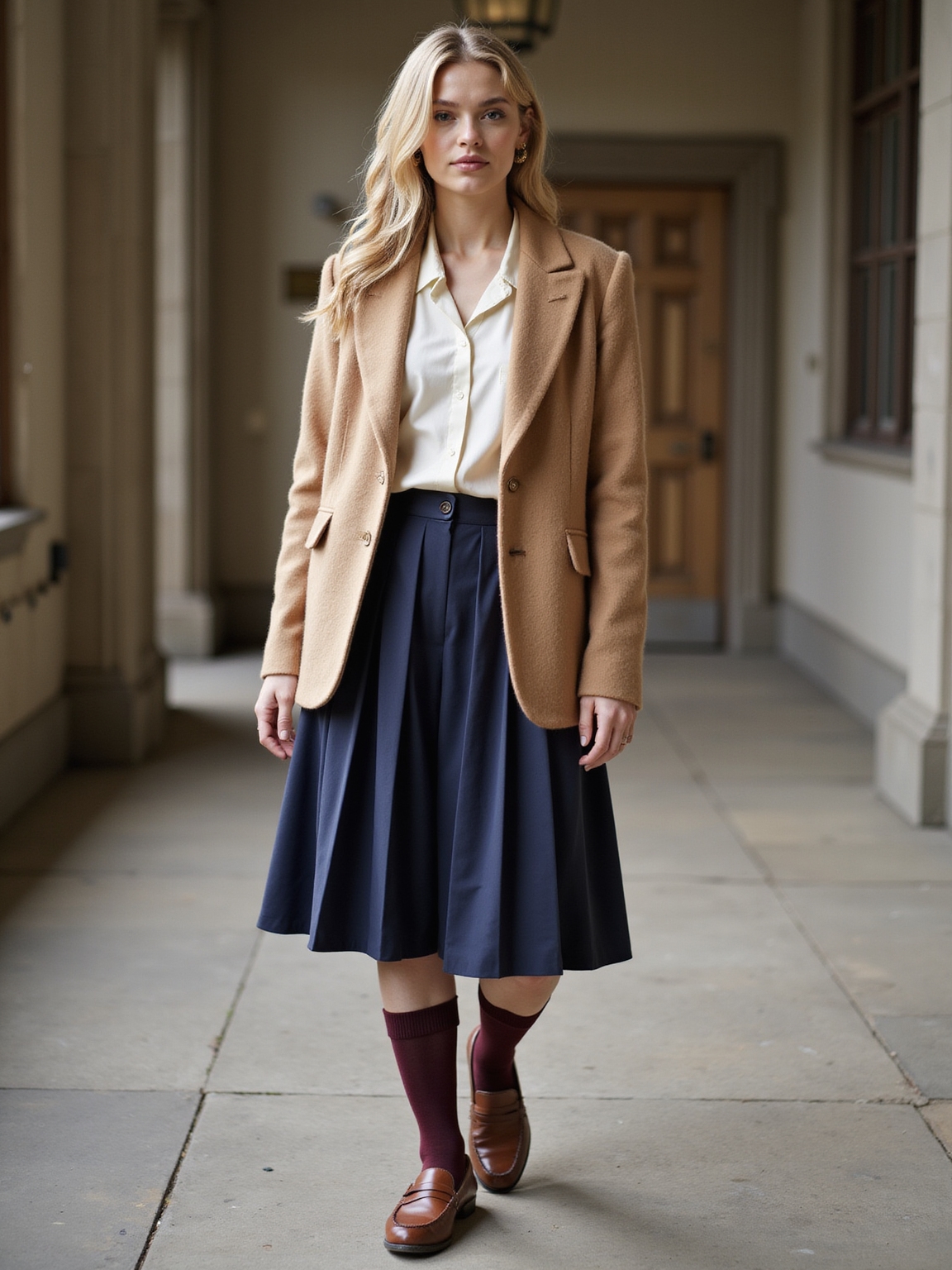 muted cashmere layers fored