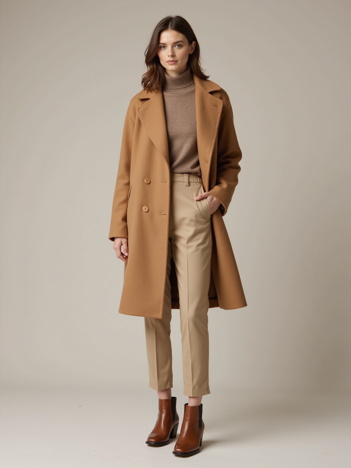muted neutrals tailored relaxed silhouettes