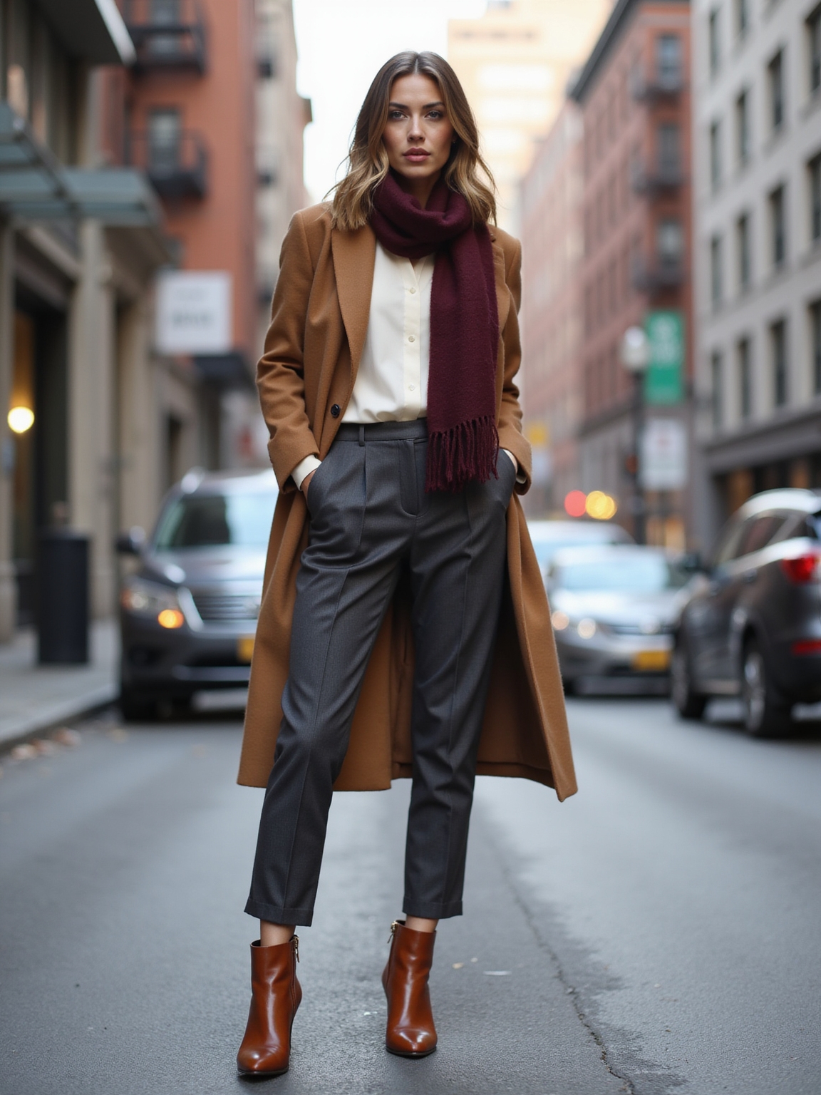 muted neutrals with bolds