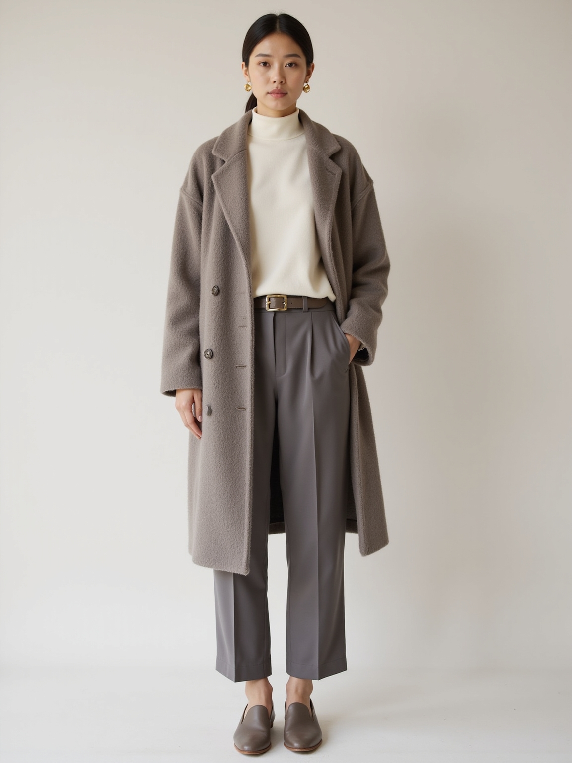 muted neutrals with gentle contrast