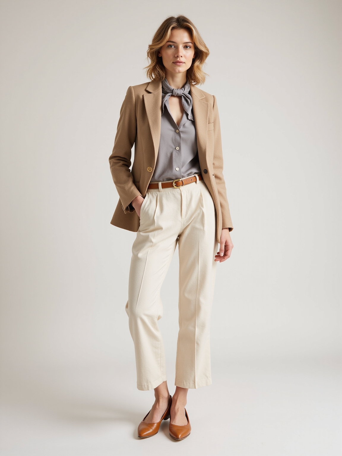 muted neutrals with textured accents