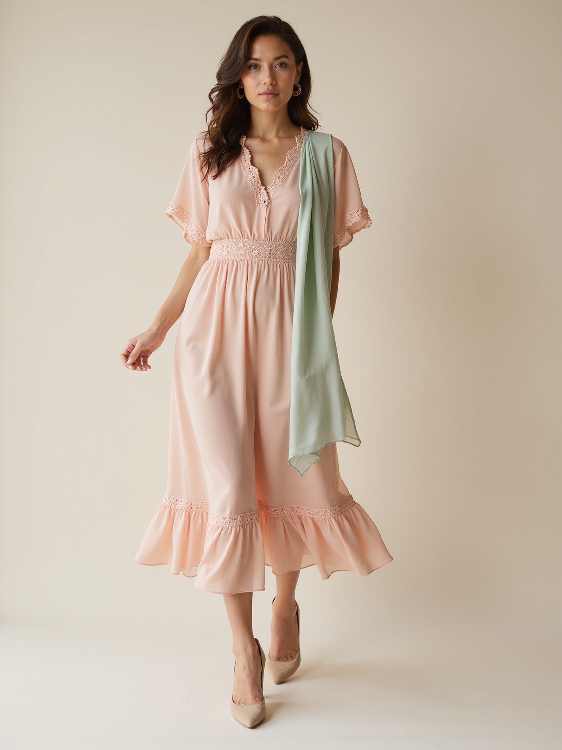 muted pastel feminine palette