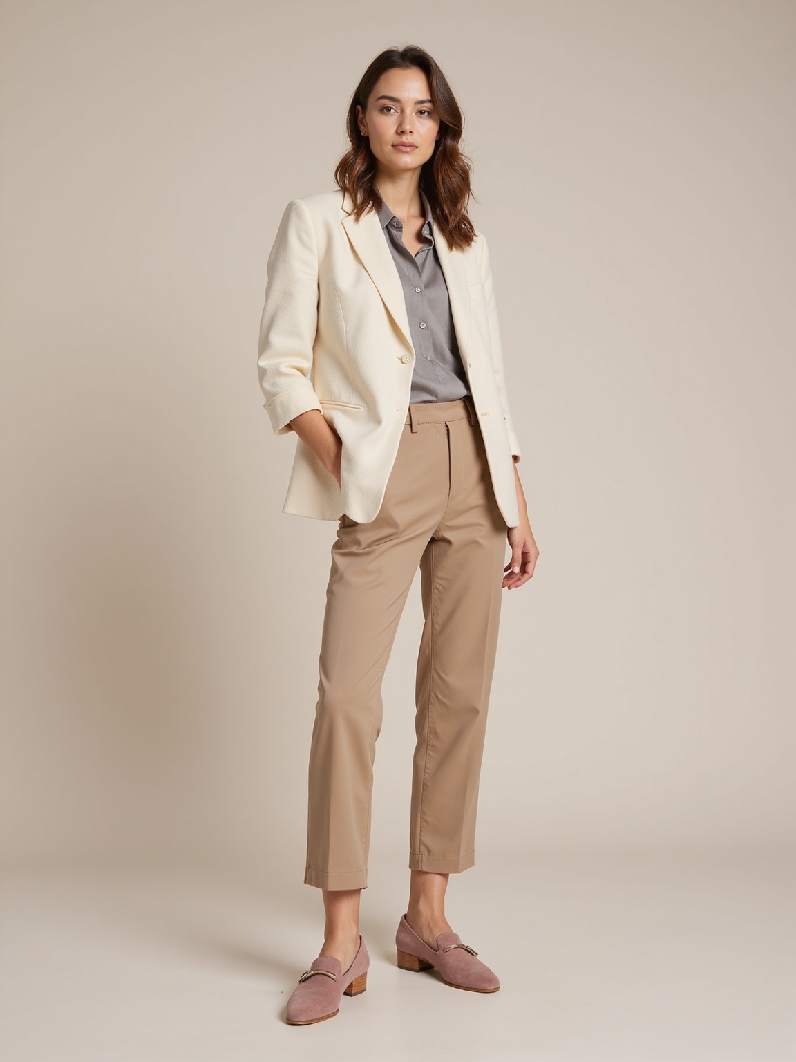 muted pastels and neutrals