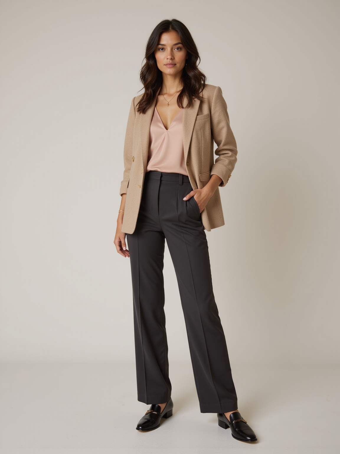 neutral blazer five outfits