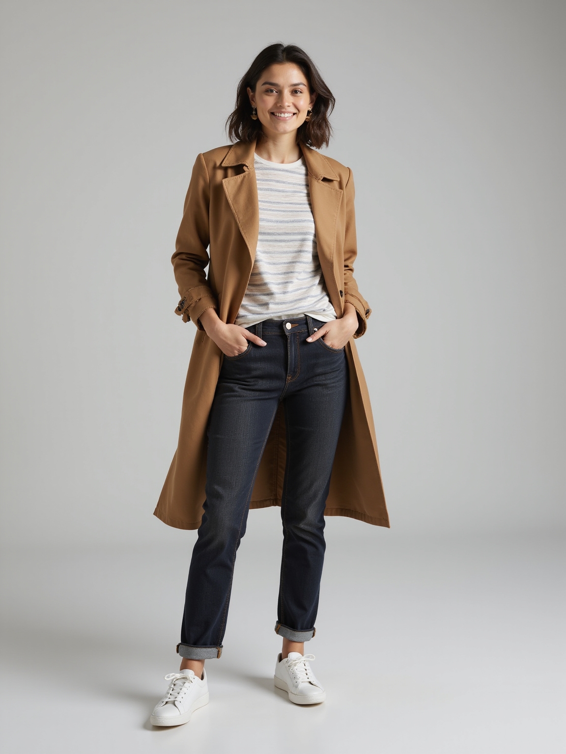 neutral layers playful spring accents