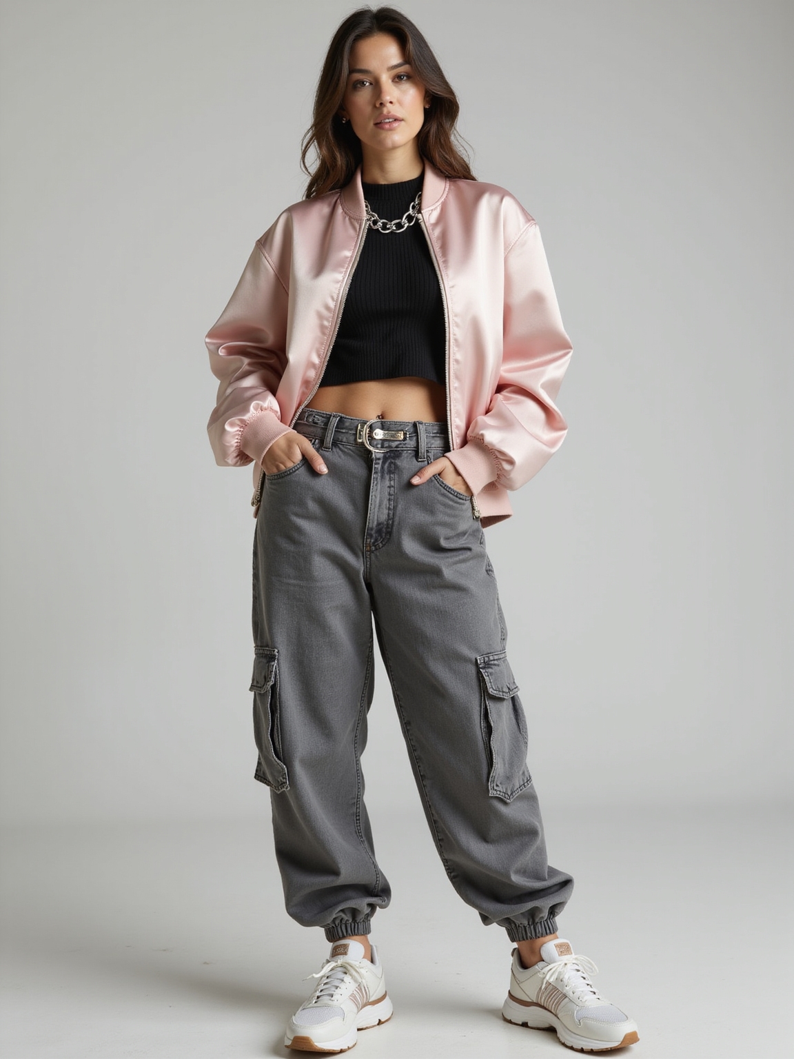 oversized y2k relaxed proportions