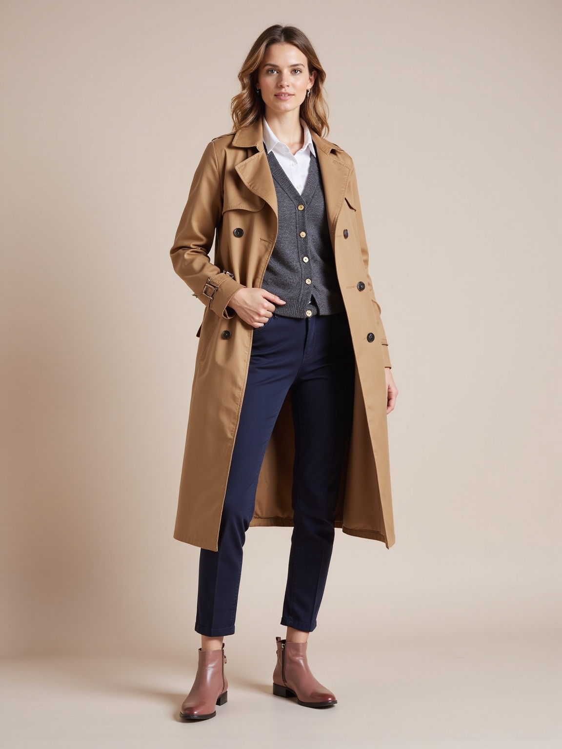 packable polished layered springwear