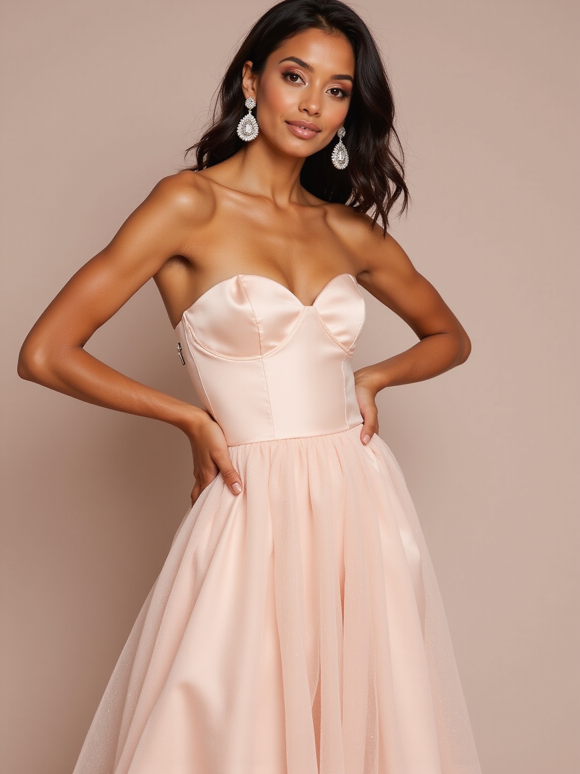 pastel a line dress ensemble