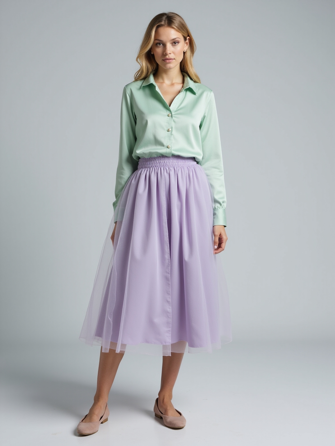 pastel pairing mint peach balance