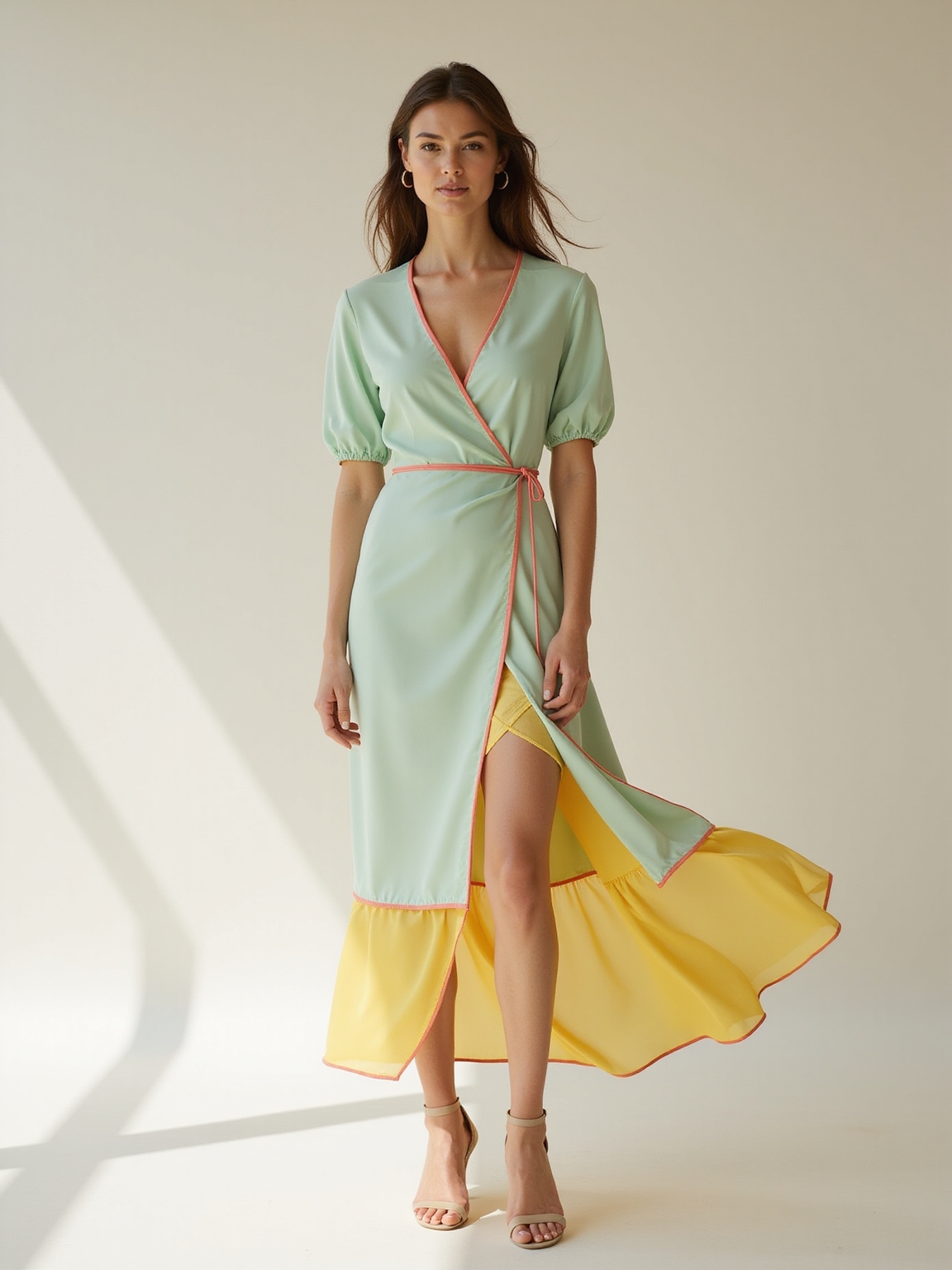 pastels paired with bold accents
